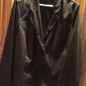Just My Size EUC brown jacket 26W